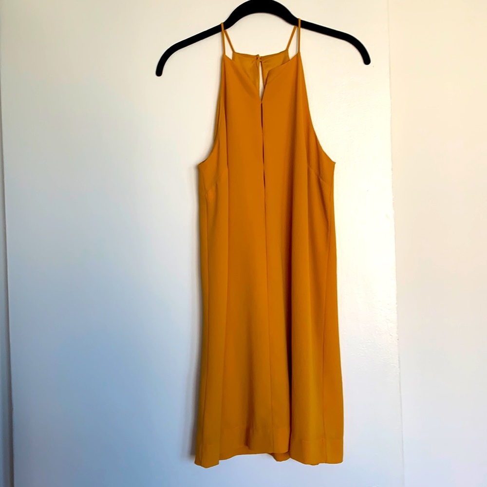 Mustard Yellow Halter Dress
